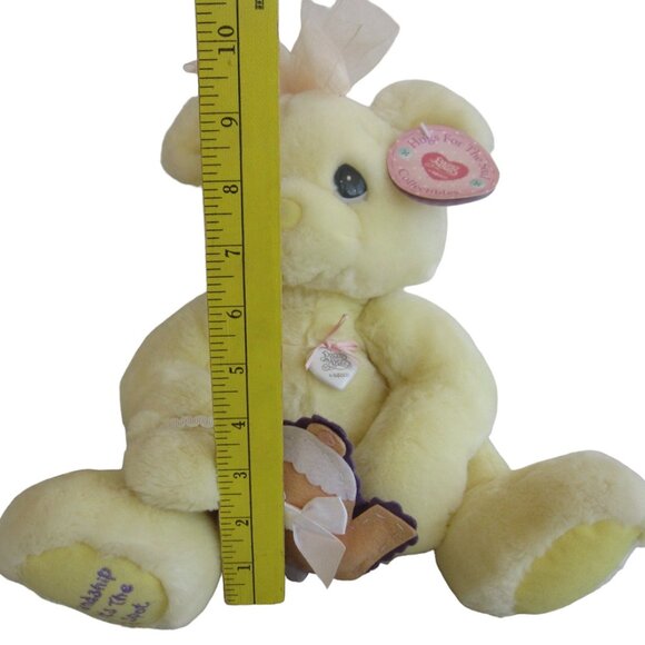 VTG Precious Moments Hugs for the Soul Friendship Hits the Spot Teddy Bear Plush - Picture 4 of 9